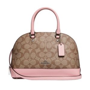 COACH Signature Canvas Mini Sierra Satchel